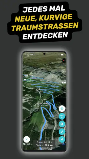 Motorrad Navi & Touren-Motobit screenshot