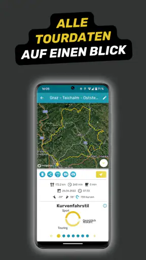 Motorrad Navi & Touren-Motobit screenshot