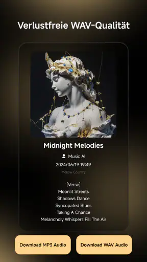 Music AI - Musik-KI Lieder screenshot