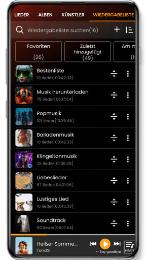 Musikspieler screenshot