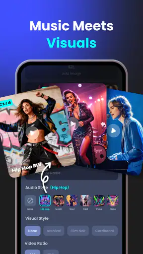 Muvio - AI Music Video Maker screenshot