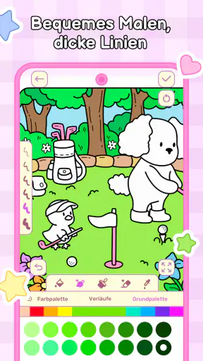 My Cute Friends: Malbuch screenshot