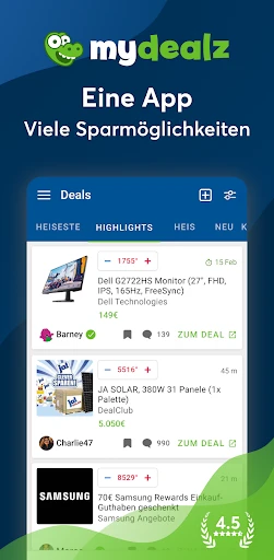 mydealz – Gutscheine, Angebote screenshot