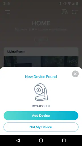 mydlink screenshot