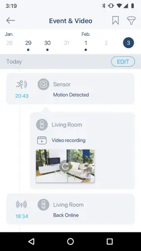 mydlink screenshot
