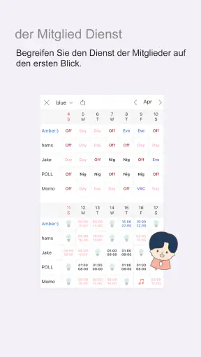 MYDUTY - Pflegekalender&Alarm screenshot