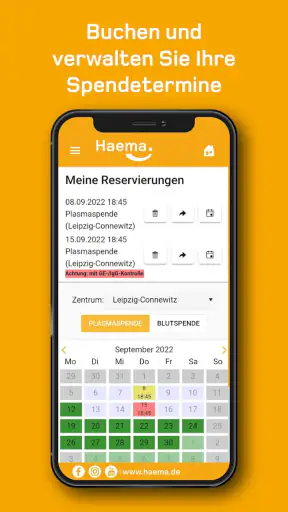MyHaema - Blut- & Plasmaspende screenshot