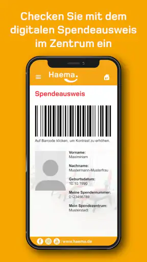 MyHaema - Blut- & Plasmaspende screenshot