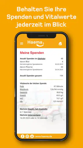 MyHaema - Blut- & Plasmaspende screenshot