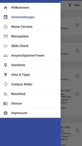 myUFR - Universität Freiburg screenshot
