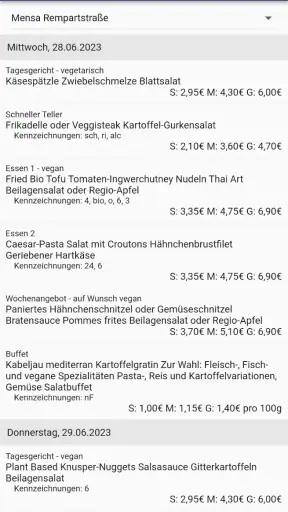 myUFR - Universität Freiburg screenshot