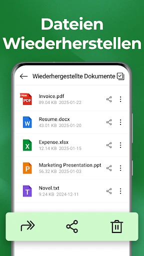 Nachrichten Wiederherstellen screenshot