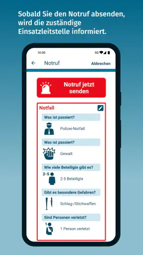 nora - Notruf-App screenshot
