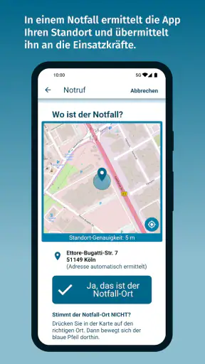 nora - Notruf-App screenshot
