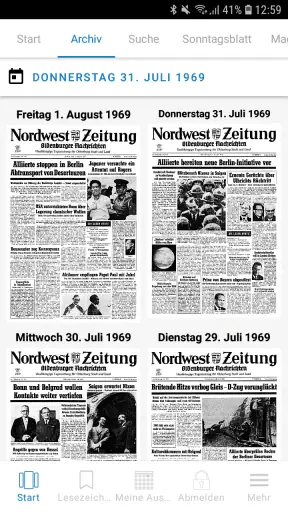 Nordwest EPAPER screenshot