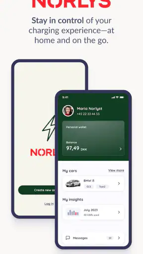 Norlys Charging screenshot