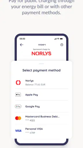 Norlys Charging screenshot