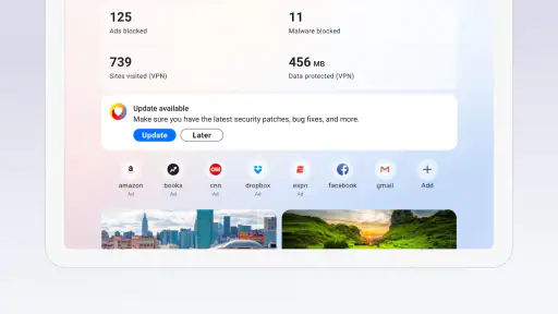 Norton Private Browser screenshot