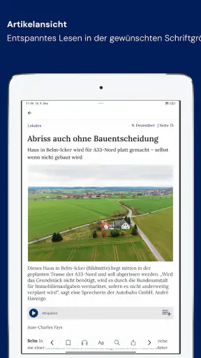 noz E-Paper App screenshot