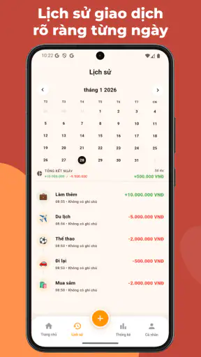 Nutty - Quản lý chi tiêu screenshot