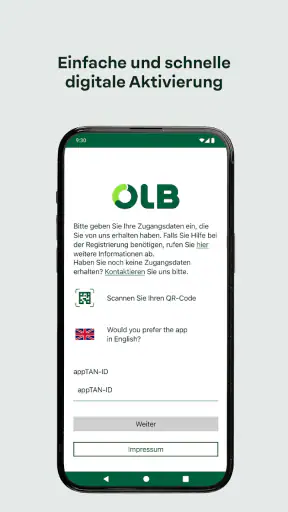 OLB appTAN screenshot