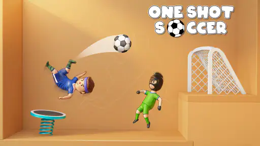 One Shot Soccer: Swipe & Score screenshot