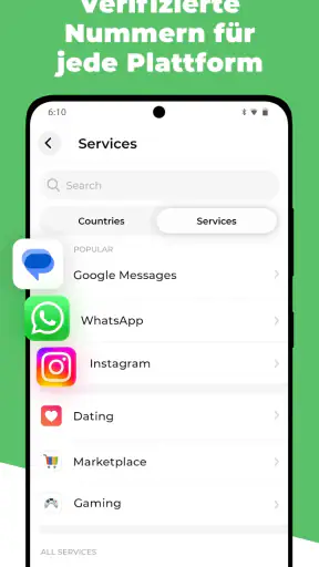 OnPhone: Zweite Telefonnummer screenshot