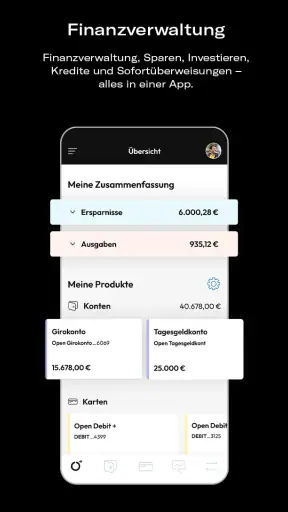 Openbank Deutschland – Banking screenshot