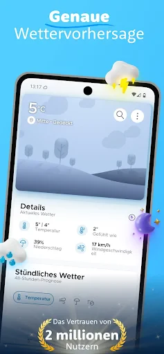 Overdrop wetter und regenradar screenshot