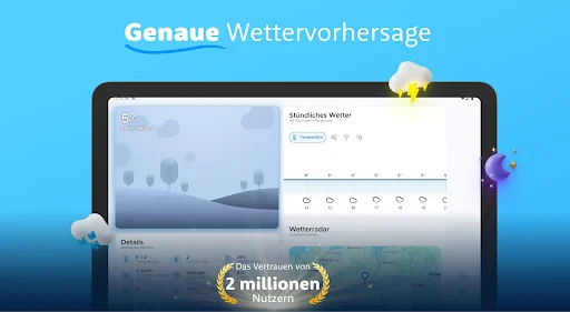 Overdrop wetter und regenradar screenshot