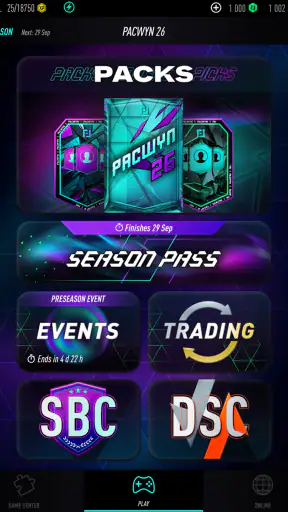 Pacwyn 26 Draft & Pack Opener screenshot