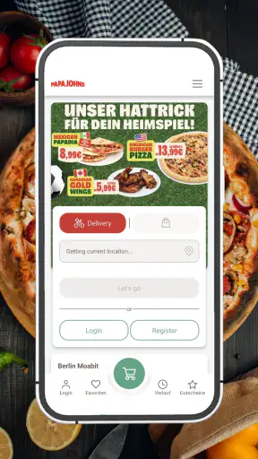 Papa John's Pizza Deutschland screenshot