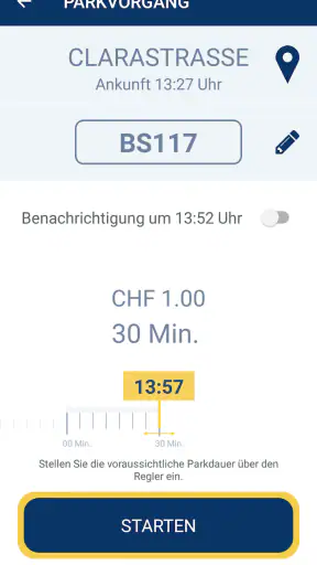 ParkSmart Basel screenshot