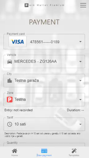 ParkWallet Premium screenshot