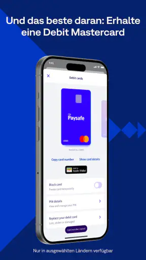 PaysafeCard– Prepaid-Zahlungen screenshot