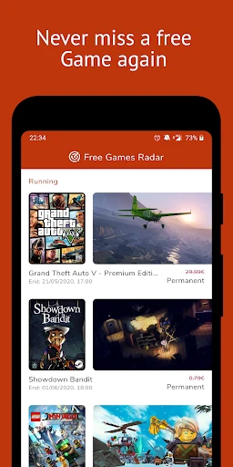 PC Games Radar for Epic Games, screenshot