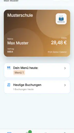 PCA Kantine screenshot