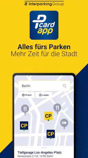 Pcard App | Parken & Laden screenshot