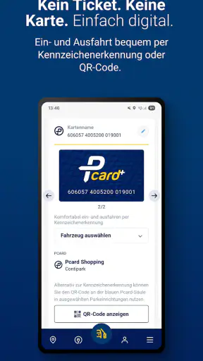 Pcard App | Parken & Laden screenshot