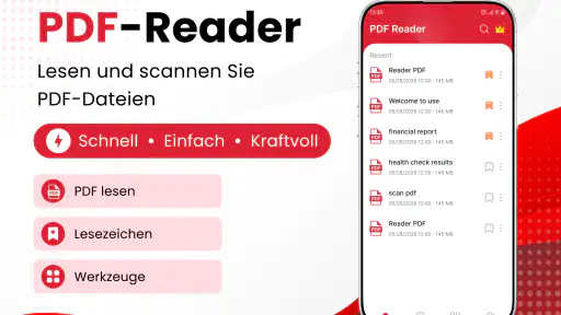 PDF Leser & Betrachter, Scan screenshot