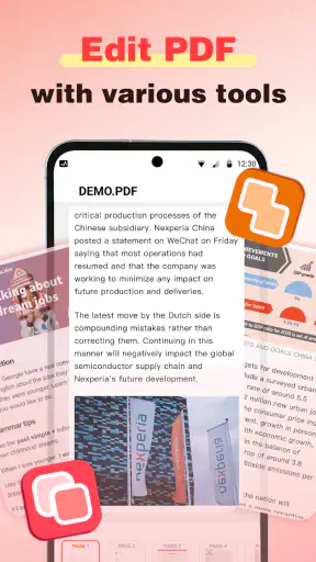 PDF Reader Home App screenshot