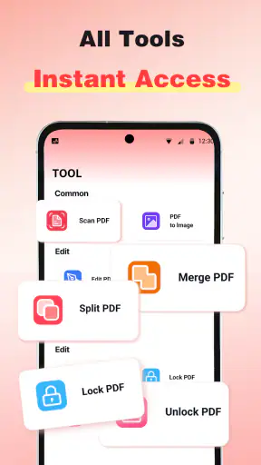 PDF Reader Home App screenshot