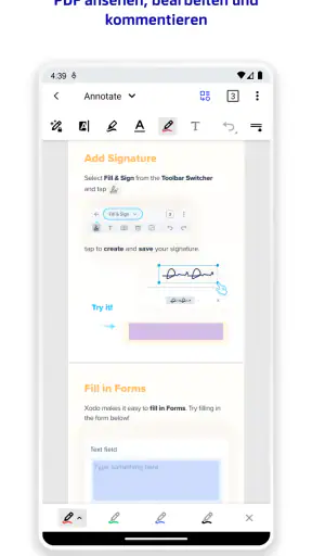 PDF Reader & Editor: Xodo screenshot