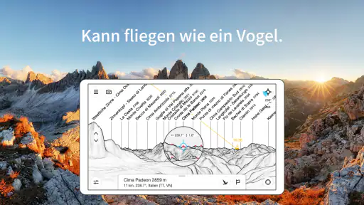 PeakFinder screenshot