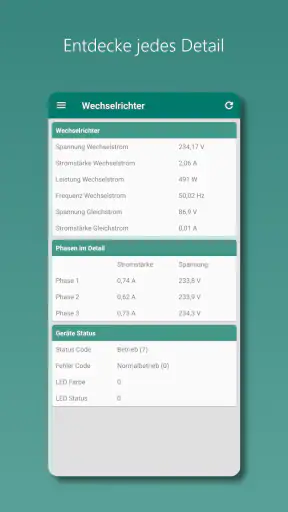 Photovoltaik Monitor screenshot