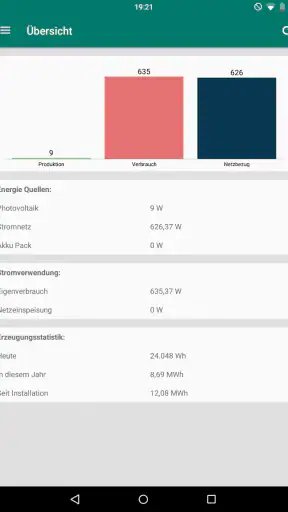 Photovoltaik Monitor screenshot