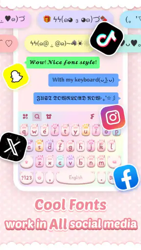 Pink Cute Hippo Themen screenshot