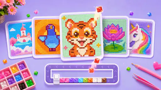 Pixel Gem Loop screenshot
