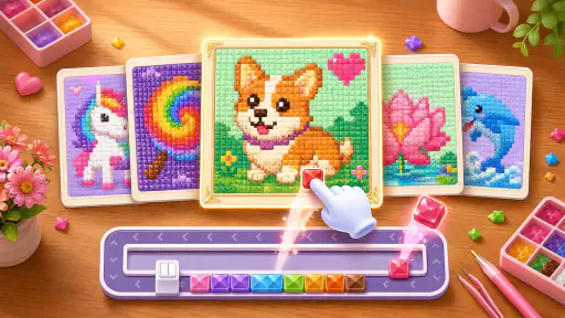 Pixel Gem Loop screenshot