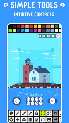 Pixel Studio PRO: editor screenshot
